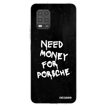 Picasee silikonski prozorni ovitek za Xiaomi Mi 10 Lite - Black Dollar