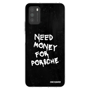 Picasee silikonski prozorni ovitek za Xiaomi Poco M3 - Black Dollar
