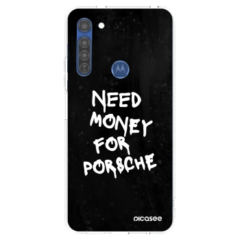 Ovitek za Motorola Moto G8 - Black Dollar