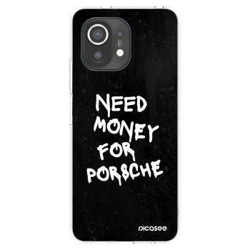 Picasee silikonski prozorni ovitek za Xiaomi Mi 11 - Black Dollar