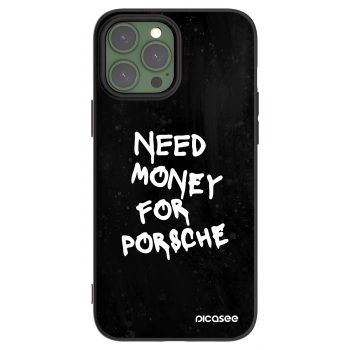 Picasee silikonski črni ovitek za Apple iPhone 13 Pro Max - Black Dollar