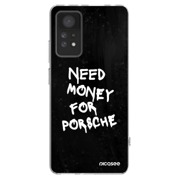Picasee silikonski prozorni ovitek za Xiaomi Redmi Note 11 Pro 5G - Black Dollar