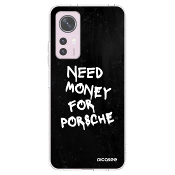 Picasee silikonski prozorni ovitek za Xiaomi 12 - Black Dollar