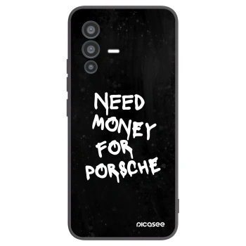 Picasee silikonski črni ovitek za Vivo V23 5G - Black Dollar