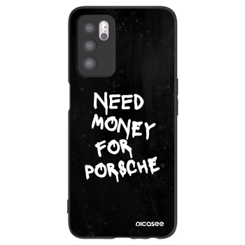 Picasee silikonski črni ovitek za OPPO A16s - Black Dollar