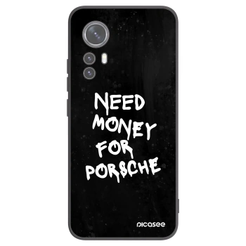 Picasee silikonski črni ovitek za Xiaomi 12X - Black Dollar
