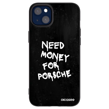 Picasee silikonski črni ovitek za Apple iPhone 14 Plus - Black Dollar