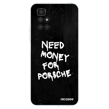 Picasee silikonski prozorni ovitek za Xiaomi Redmi 10 (2022) - Black Dollar