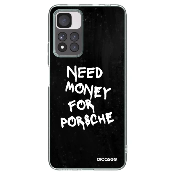 Picasee silikonski prozorni ovitek za Xiaomi Redmi Note 11 Pro+ 5G - Black Dollar