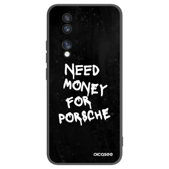 Picasee silikonski črni ovitek za Honor 70 - Black Dollar