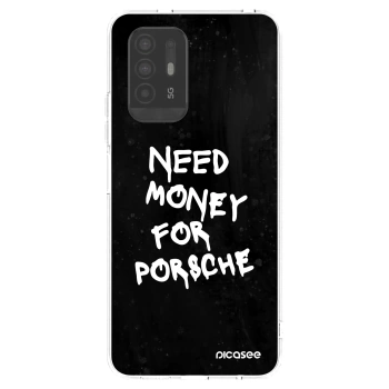 Picasee silikonski prozorni ovitek za OPPO A94 5G - Black Dollar