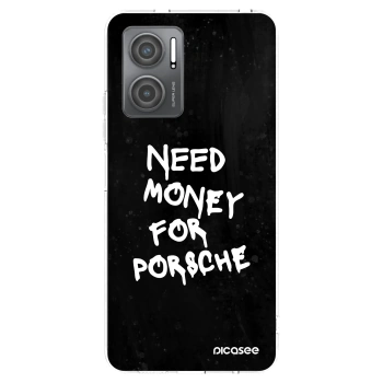 Picasee silikonski prozorni ovitek za Xiaomi Redmi 10 5G - Black Dollar