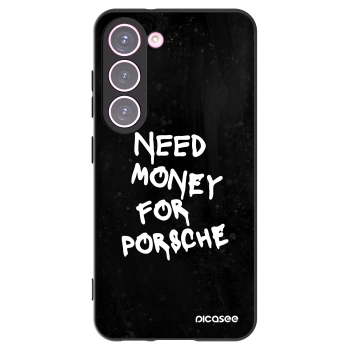 Picasee silikonski črni ovitek za Samsung Galaxy S23 5G - Black Dollar