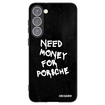 Picasee silikonski črni ovitek za Samsung Galaxy S23+ 5G - Black Dollar