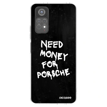 Picasee silikonski prozorni ovitek za Xiaomi Redmi Note 11S 5G - Black Dollar