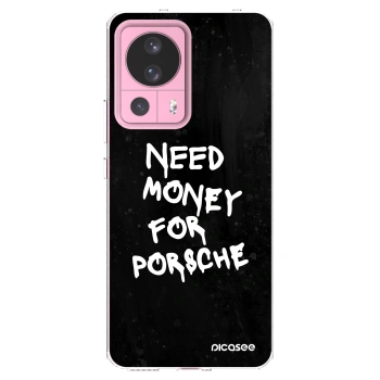 Picasee silikonski prozorni ovitek za Xiaomi 13 Lite - Black Dollar