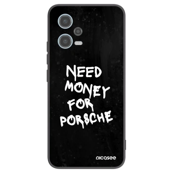 Picasee silikonski črni ovitek za Xiaomi Redmi Note 12 5G - Black Dollar