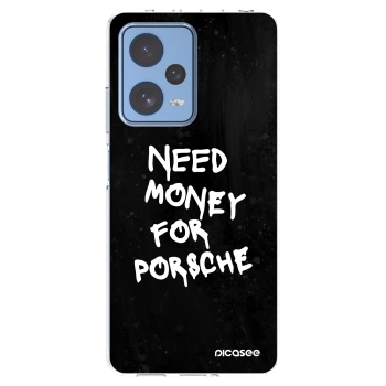 Picasee silikonski prozorni ovitek za Xiaomi Redmi Note 12 Pro 5G - Black Dollar