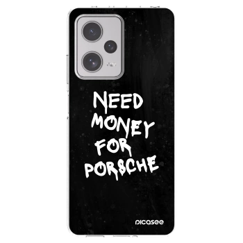 Picasee silikonski prozorni ovitek za Xiaomi Redmi Note 12 Pro+ 5G - Black Dollar