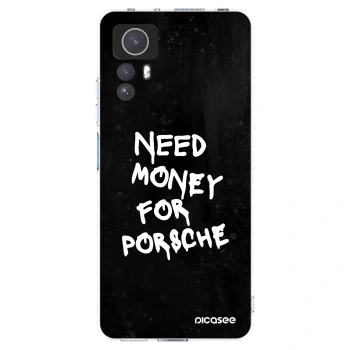 Picasee silikonski prozorni ovitek za Xiaomi Redmi Note 12S - Black Dollar