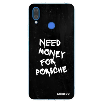 Picasee silikonski prozorni ovitek za Huawei Nova 3 - Black Dollar