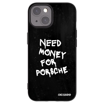 Picasee silikonski črni ovitek za Apple iPhone 15 - Black Dollar