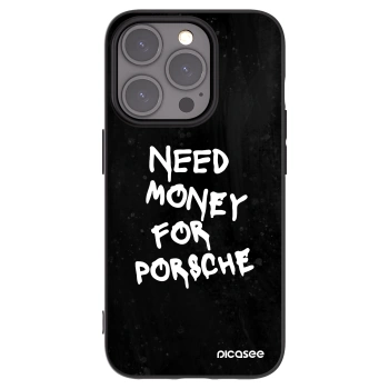 Picasee silikonski črni ovitek za Apple iPhone 15 Pro - Black Dollar
