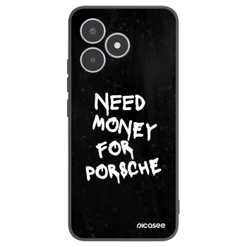 Picasee silikonski črni ovitek za Realme C53 - Black Dollar