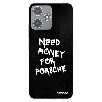 Picasee silikonski prozorni ovitek za Xiaomi Redmi 12 5G - Black Dollar