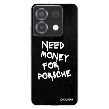 Picasee silikonski prozorni ovitek za Xiaomi Poco X6 - Black Dollar