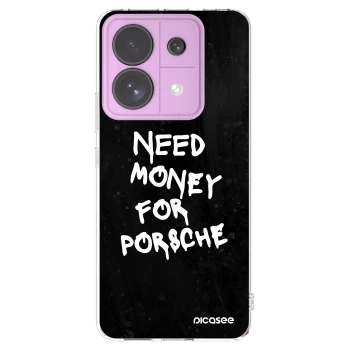 Picasee silikonski prozorni ovitek za Xiaomi Redmi Note 13 Pro 5G - Black Dollar