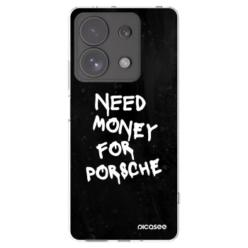 Picasee silikonski prozorni ovitek za Xiaomi Redmi Note 13 Pro 4G - Black Dollar