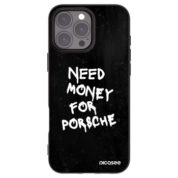 Picasee silikonski črni ovitek za Apple iPhone 16 Pro Max - Black Dollar