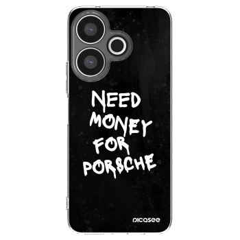 Picasee silikonski prozorni ovitek za Xiaomi Redmi 13 4G - Black Dollar