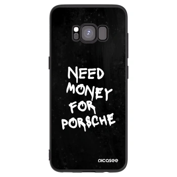 Picasee silikonski črni ovitek za Samsung Galaxy S8 G950F - Black Dollar