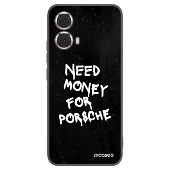 Picasee silikonski črni ovitek za Motorola Moto G85 - Black Dollar