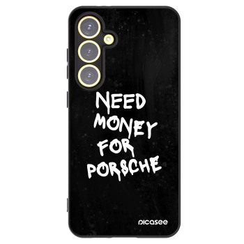 Picasee silikonski črni ovitek za Samsung Galaxy S24 FE S721B - Black Dollar