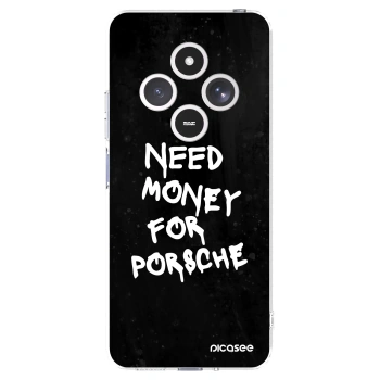 Picasee silikonski prozorni ovitek za Xiaomi Redmi 14C - Black Dollar