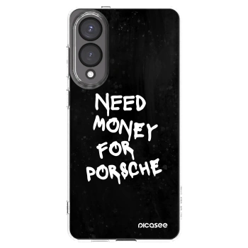 Picasee silikonski prozorni ovitek za Samsung Galaxy S25 Edge 5G - Black Dollar