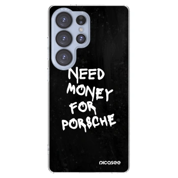 Picasee silikonski prozorni ovitek za Samsung Galaxy S25 Ultra 5G - Black Dollar