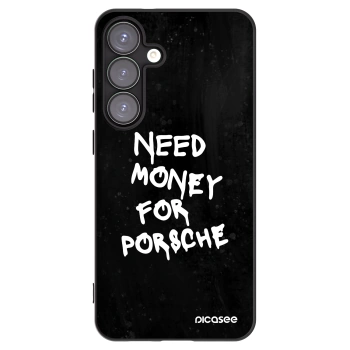 Picasee silikonski črni ovitek za Samsung Galaxy S25+ 5G - Black Dollar