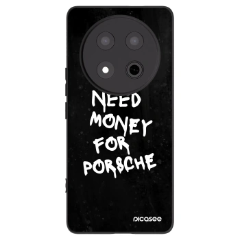 Picasee silikonski črni ovitek za Honor Magic7 Lite 5G - Black Dollar