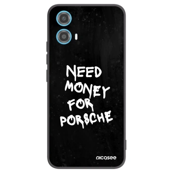 Picasee silikonski črni ovitek za Motorola Moto G34 5G - Black Dollar
