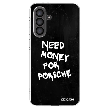 Picasee silikonski prozorni ovitek za Samsung Galaxy A56 5G A566B - Black Dollar