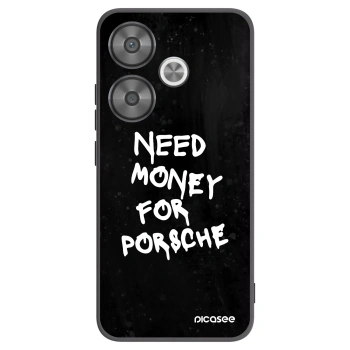 Picasee silikonski črni ovitek za Xiaomi Poco F6 - Black Dollar
