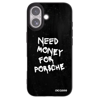 Picasee silikonski črni ovitek za Apple iPhone 17 - Black Dollar