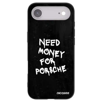 Picasee silikonski črni ovitek za Apple iPhone Air - Black Dollar