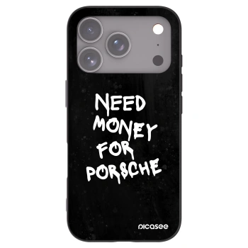 Picasee silikonski črni ovitek za Apple iPhone 17 Pro - Black Dollar