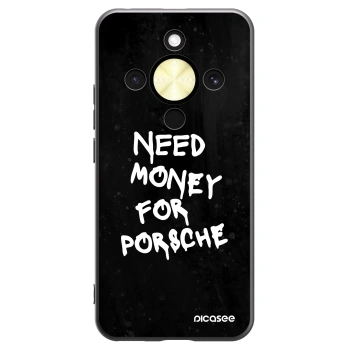 Picasee silikonski črni ovitek za Honor Magic8 Lite 5G - Black Dollar