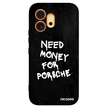 Picasee silikonski črni ovitek za Honor 600 - Black Dollar